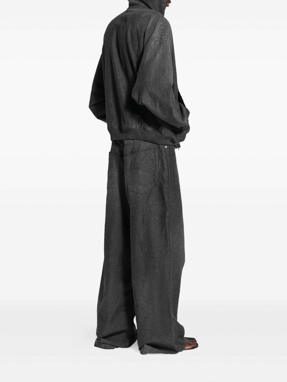 Balenciaga Comfortable fit Baggy Trompe L'oeil jeans