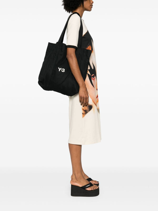 Y-3 Cotton tote bag