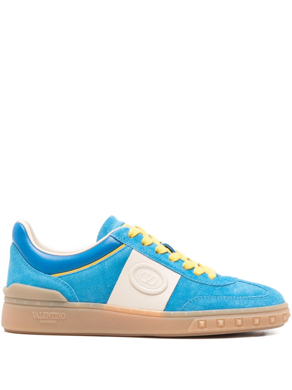 Valentino Garavani Low Top Upvillage Sneaker In Split And Nylon