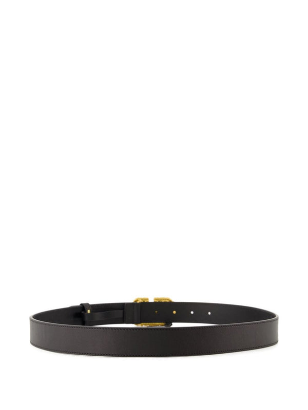 Valentino Garavani crystal embellishment VLogo Signature leather belt