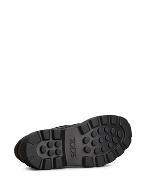 Tod's leather boat shoes