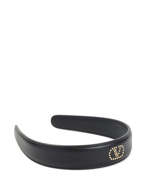 Valentino Garavani stud-embellished Leather Headband