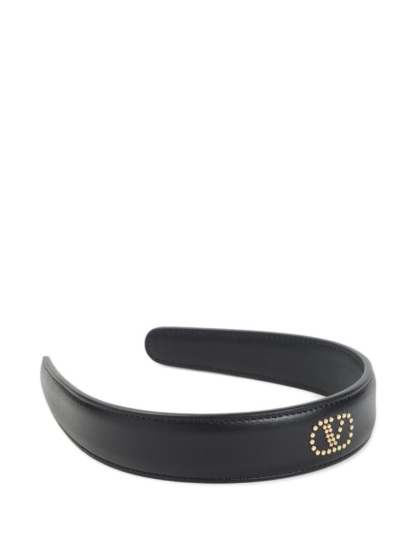 Valentino Garavani stud-embellished Leather Headband