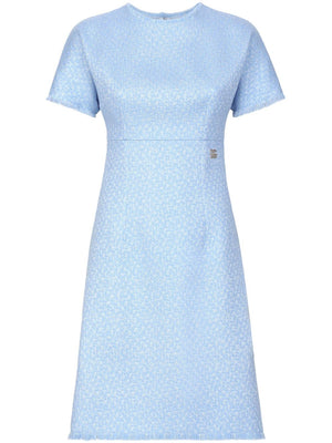 Dolce & Gabbana Rachel tweed midi dress with DG logo