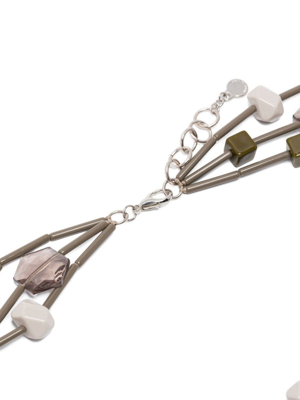 EMPORIO ARMANI EXCLUSIVE Multi-strand necklace with geometric elements