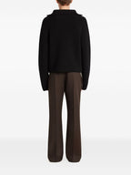 Courreges Pre Zipped wool sweater