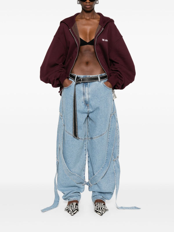 The Attico Jeans Clear Blue