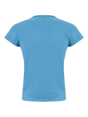 The Attico T-shirts and Polos Clear Blue