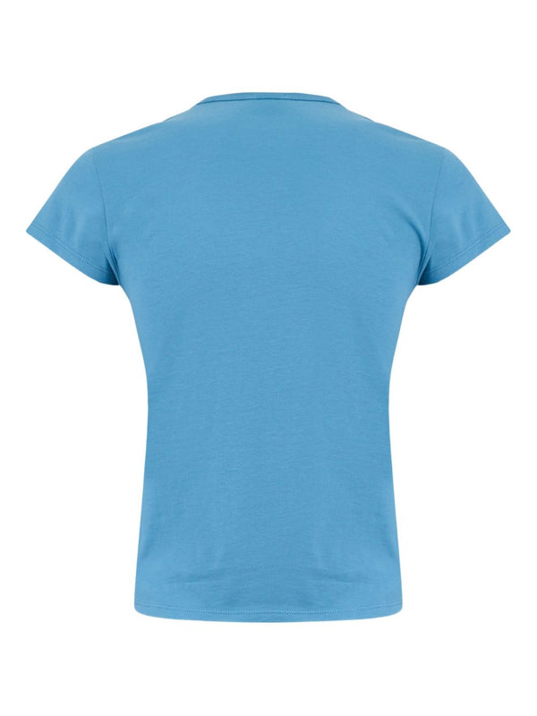 The Attico T-shirts and Polos Clear Blue