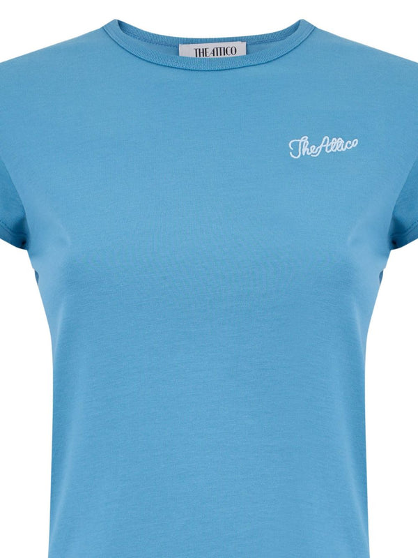 The Attico T-shirts and Polos Clear Blue