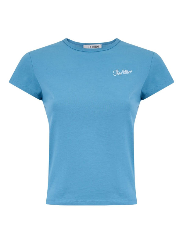 The Attico T-shirts and Polos Clear Blue