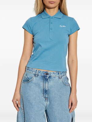 The Attico T-shirts and Polos Clear Blue