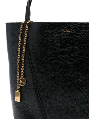 Chloé Spin medium leather tote bag
