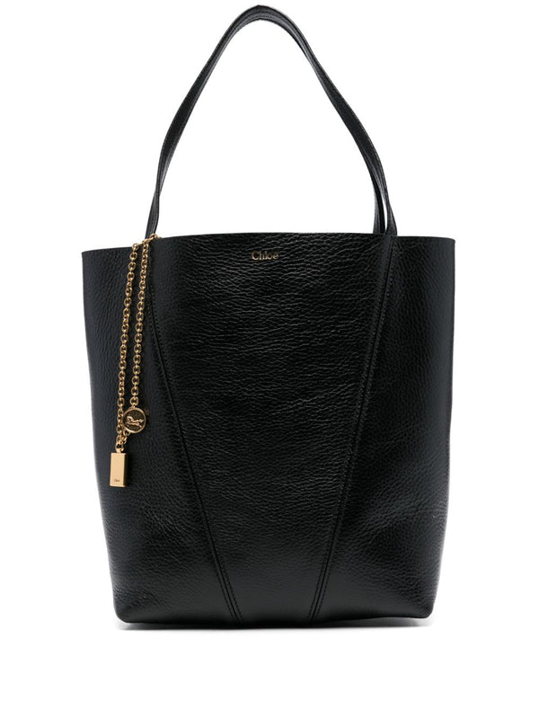 Chloé Spin medium leather tote bag