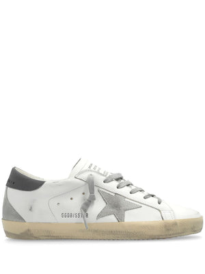 Golden Goose Super-star distressed leather sneakers