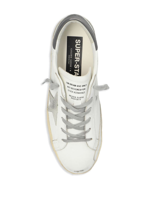 Golden Goose Super-star distressed leather sneakers