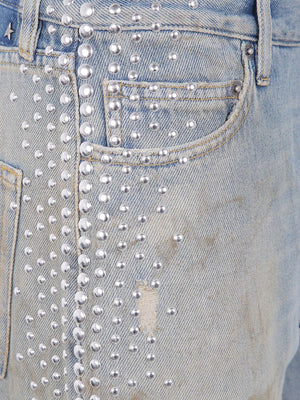 Golden Goose Jeans Clear Blue