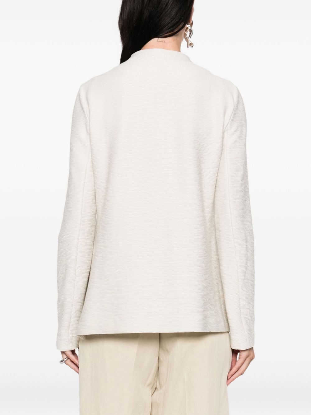 Emporio Armani Asymmetric-fastening jacket