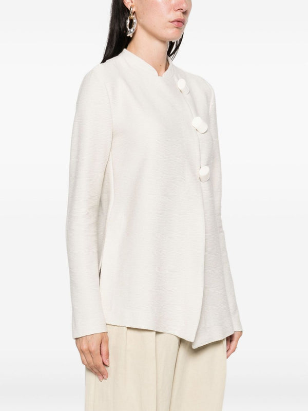 Emporio Armani Asymmetric-fastening jacket