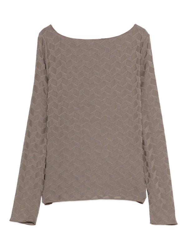 Emporio Armani Blouse with geometric pattern