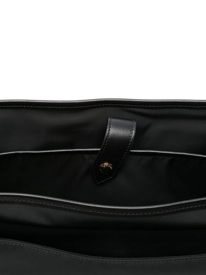 Tom Ford leather-trimmed nylon messenger bag