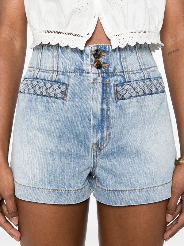 Zimmermann Lucky denim shorts