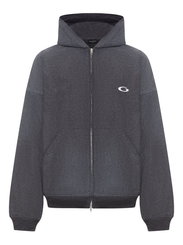 Balenciaga Embroidered-logo hoodie