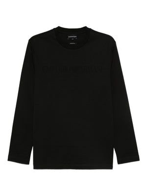 Emporio Armani Long-sleeved cotton T-shirt