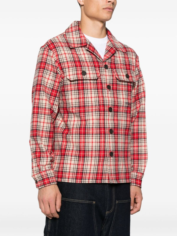 Emporio Armani Checked wool shirt
