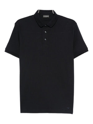 Emporio Armani Short-sleeved cotton polo shirt