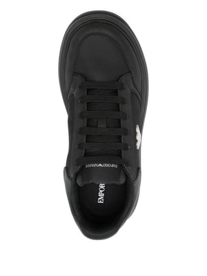 EMPORIO ARMANI EXCLUSIVE Panelled lace-up sneakers