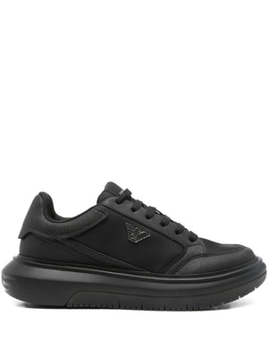 EMPORIO ARMANI EXCLUSIVE Panelled lace-up sneakers