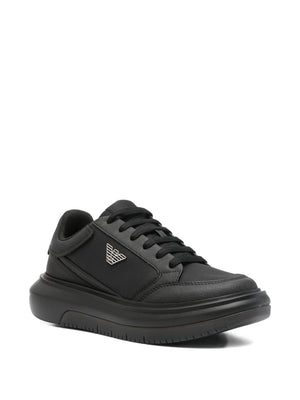 EMPORIO ARMANI EXCLUSIVE Panelled lace-up sneakers
