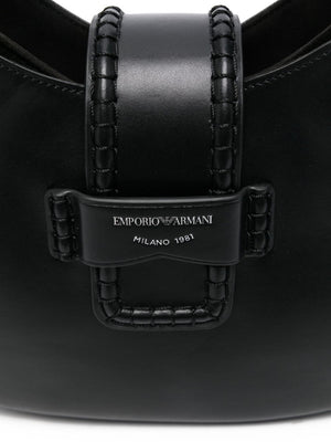 Emporio Armani braided-detail tote bag