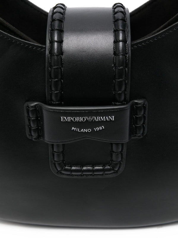 Emporio Armani braided-detail tote bag