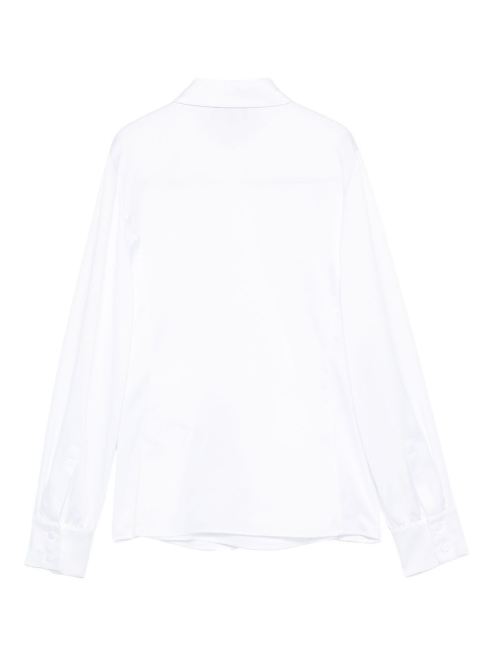 Emporio Armani Wrap-front button-detail blouse