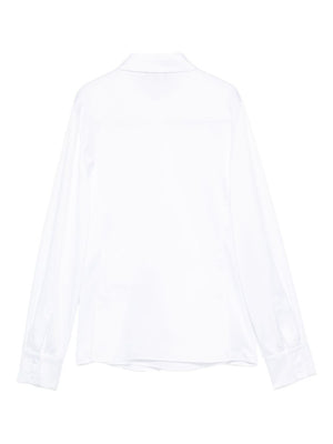 Emporio Armani Wrap-front button-detail blouse