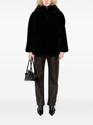 Emporio Armani Hooded zip-front jacket