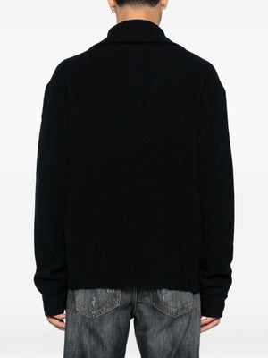 Emporio Armani Half-zip wool sweater