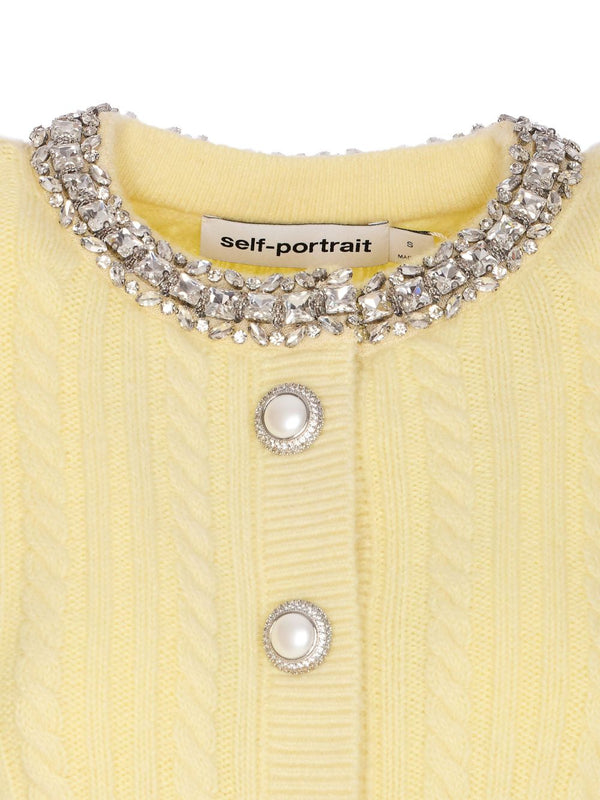 Self-Portrait Cardigan with buttons