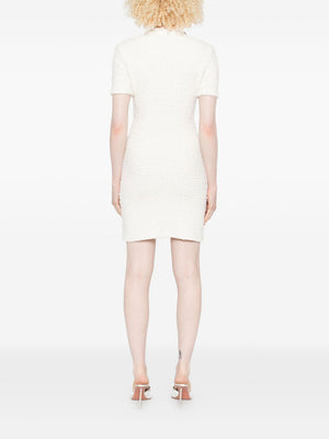 Self-Portrait Embellished button-detailed mini dress