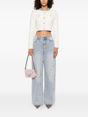 Self-Portrait Embellished-buttons cardigan