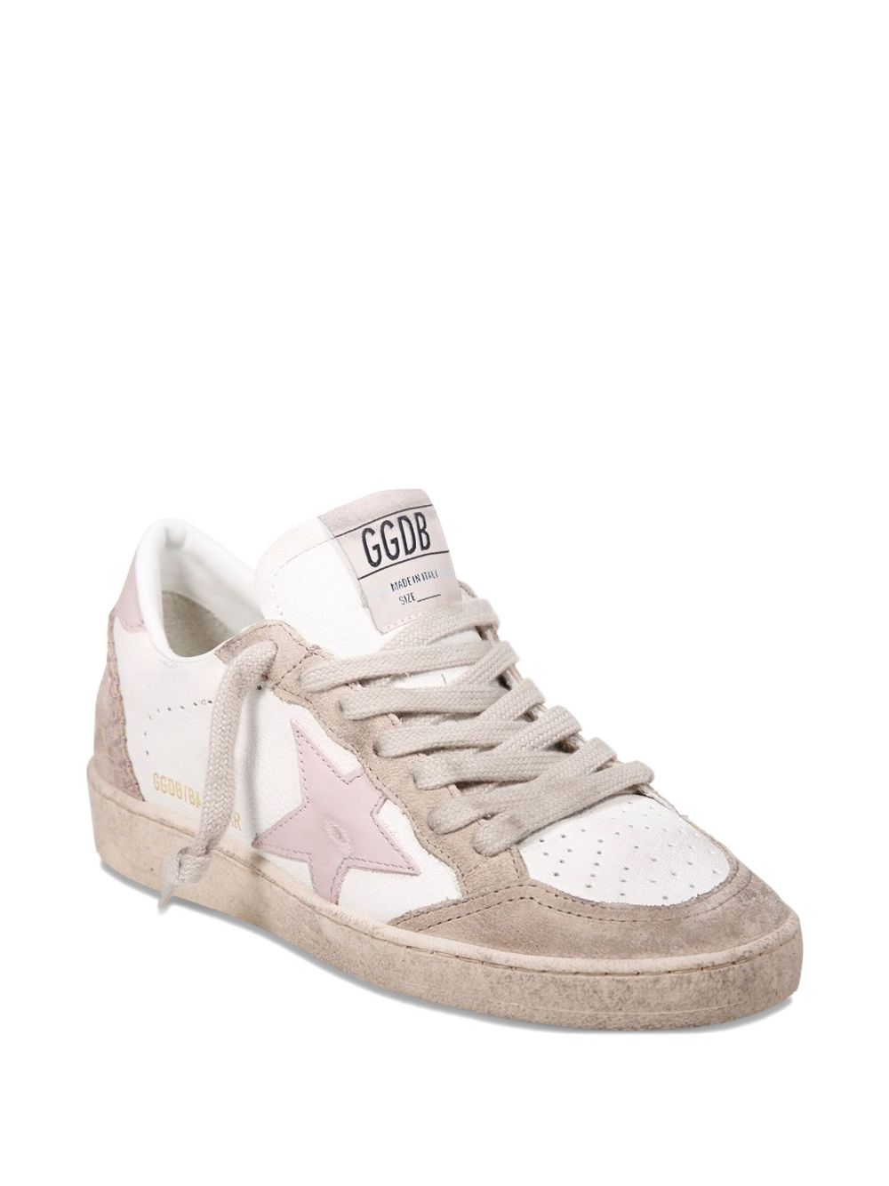 Golden Goose Ball Star suede-insert sneakers