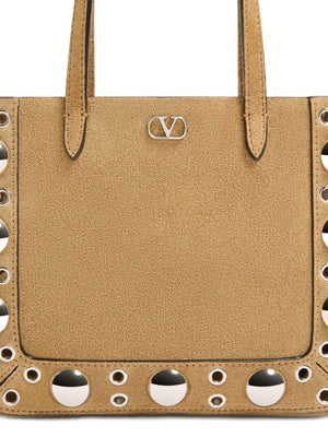 Valentino Garavani Nellcôte Mini Suede Shopping Bag