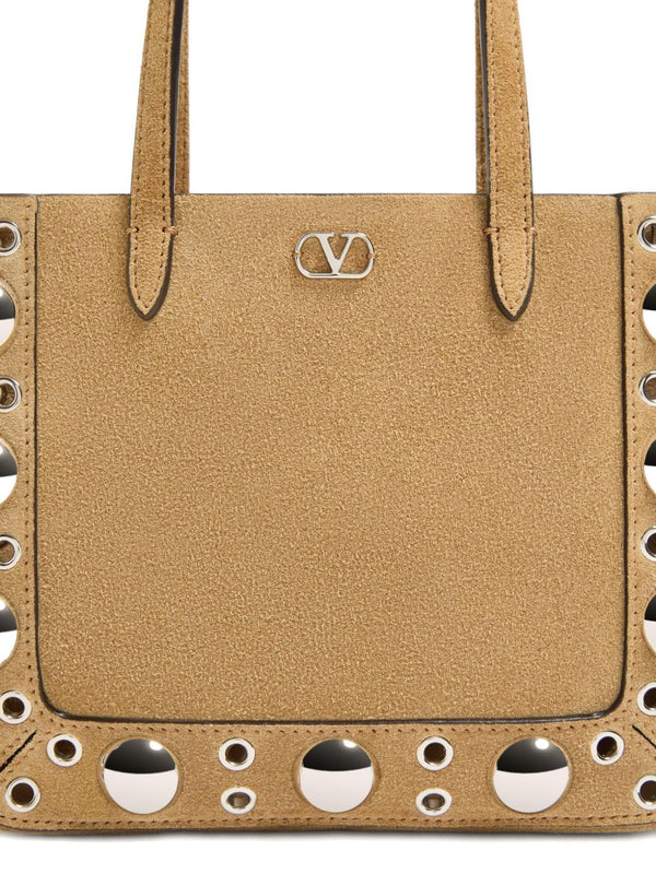 Valentino Garavani Nellcôte Mini Suede Shopping Bag