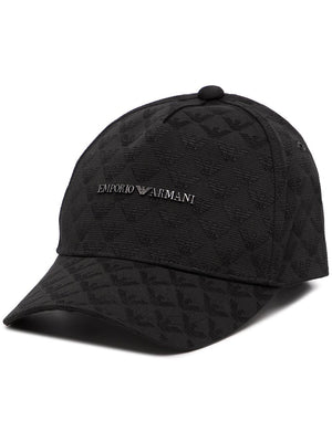 Emporio Armani Allover logo baseball cap