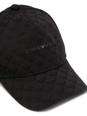 Emporio Armani Allover logo baseball cap