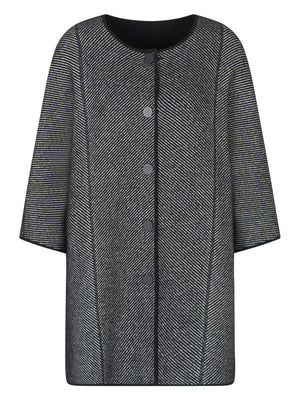 Emporio Armani Cape in double-faced virgin wool fabric stitch