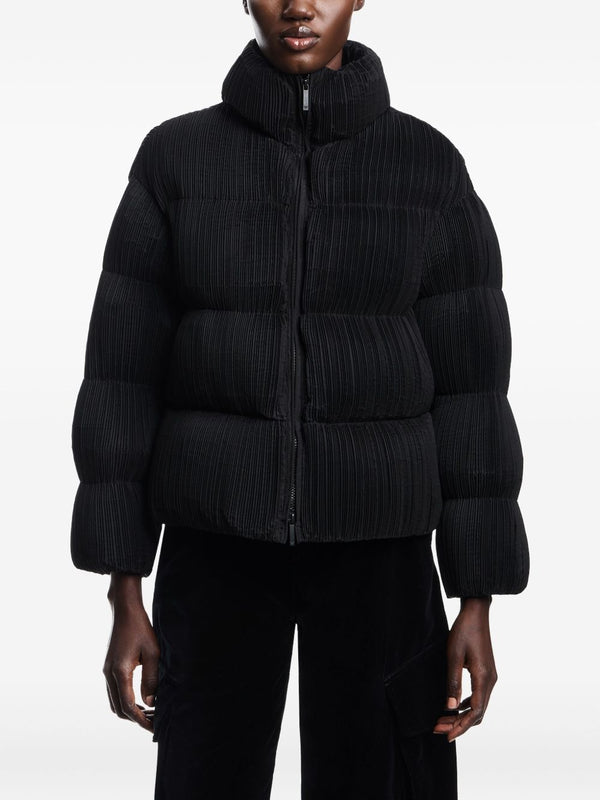 Emporio Armani Jacket in pleated techno fabric