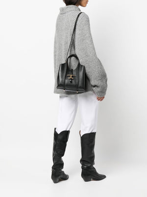 Tod's T Timeless Mini Leather Shopping Bag